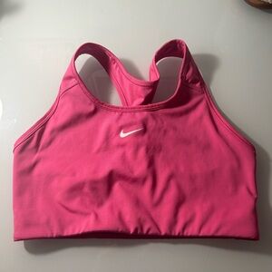 Pink Nike Swoosh Bra